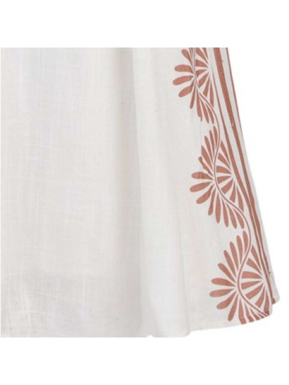 WHITE CLOSET Linen Blend Sleeveless Placed Floral Maxi Dress - Picture 4 of 5